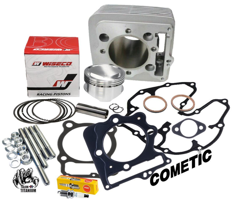 Honda 400EX Top End Rebuild Kit Wiseco 4606M08500 Stock Cylinder Assembly Parts