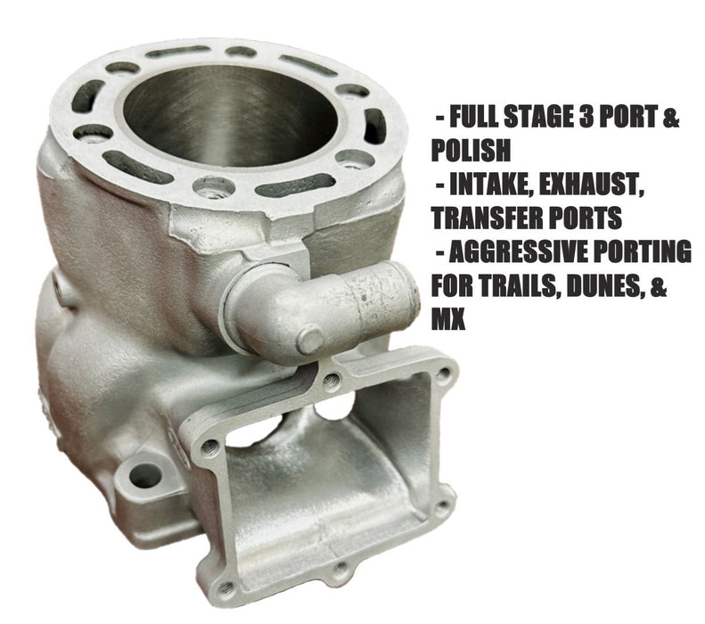 Port Honda 250R Cylinder Porting Ported Stage 3 Dune Trail MX Port Your Cylinder