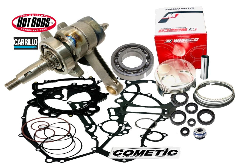 Raptor 700 105.5 Big Bore Stroker Kit Carrillo Rod Hotrods +5 Crank Complete Kit