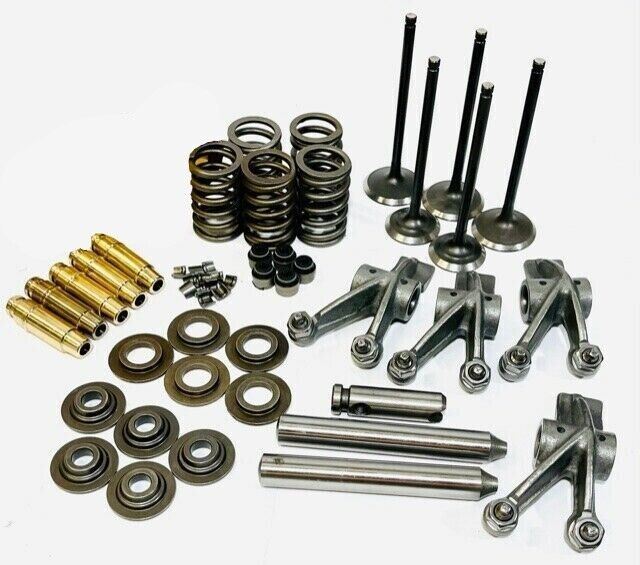 Rhino Grizzly 660 Cam Valve Guides Valves Rocker Arms Complete Head Rebuild Kit