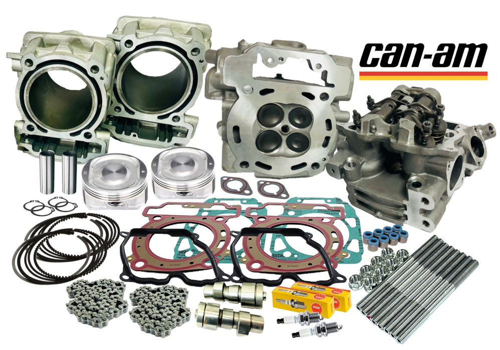 Commander 800 Top End Rebuild Kit Cylinder Heads Cams Assembled Head Valves