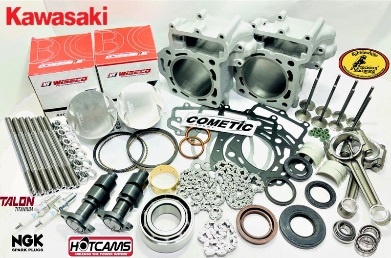KFX 700 85mm Big Bore Rebuilt Motor Engine Rebuild Kit Hotcams KPMI Valves Studs
