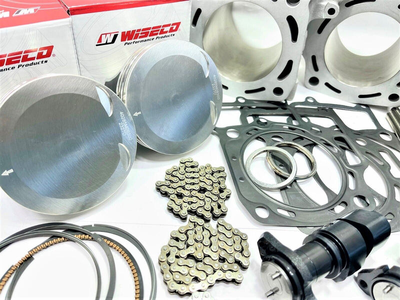 KFX 700 84mm Big Bore Rebuilt Motor Engine Rebuild Kit Hotcams KPMI Valves Studs