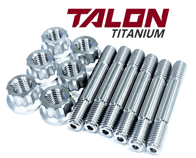 Yamaha YXZ1000R YXZ SS SE TITANIUM Exhaust Studs Ti Stud 12 Point Nut Kit Set