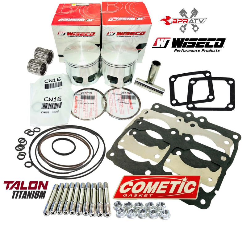 Banshee 4mm Spacer Stroker Top End Kit Wiseco Long Rod Pistons 4 mil Top End 370