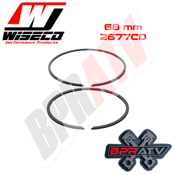 Yamaha Blaster 200 68mm 68 Big Bore Wiseco Piston Replacement Rings Set 2677CD