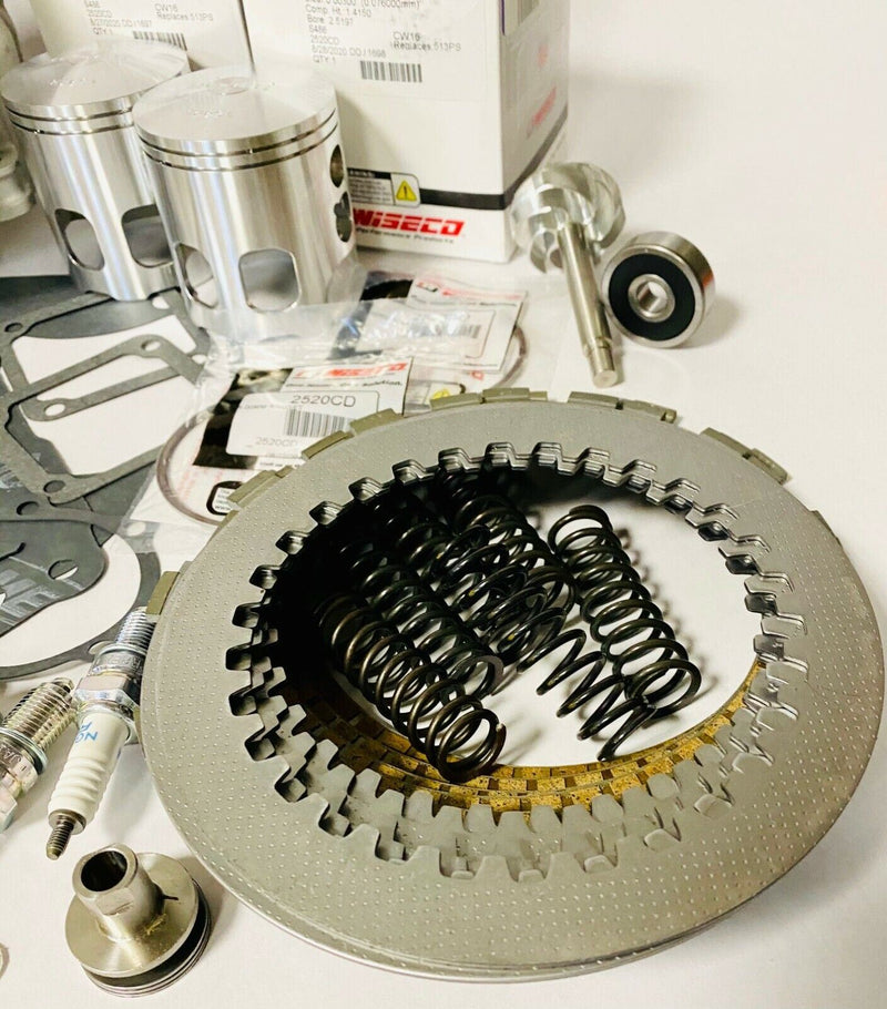 Banshee 421 Cub Cylinder Kit Complete Rebuilt Motor Engine Rebuild Exhaust Pipes