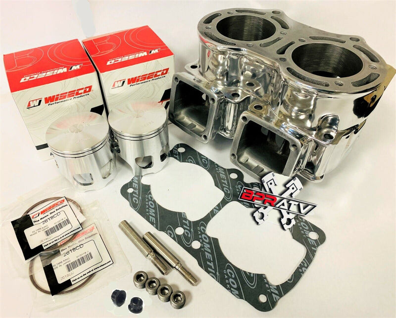 Banshee 4 mil 421 Serval Cub Polished Cylinder Polish Big Bore Top End Kit CPI