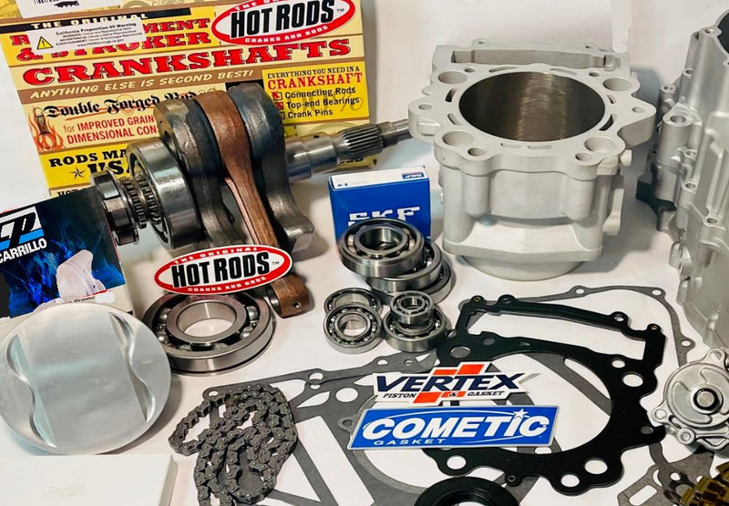 06-08 Raptor 700 Cases Crankcases Stock Motor Engine Rebuild Assembly Kit