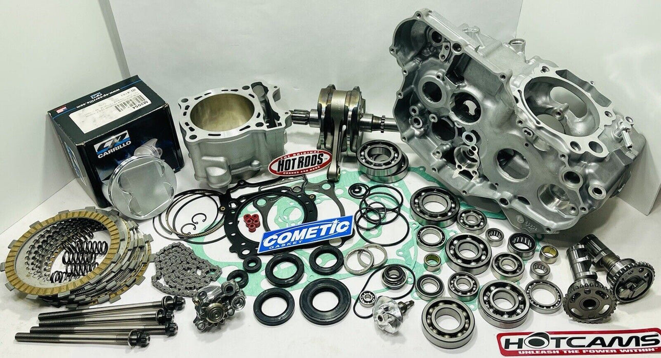 DRZ400 DRZ 400 Crank Cases Complete Rebuild Kit Bottom End Crankcase Hotcams Set