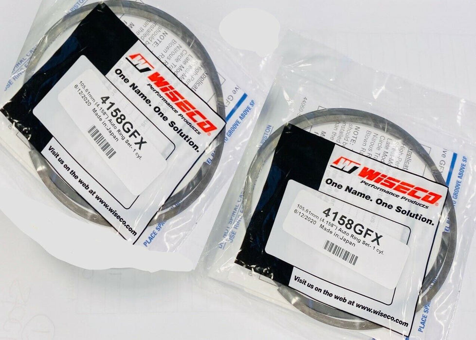 RZR XP 1000 WISECO 93mm Stock OEM Bore Piston Rings Set Pair Cometic Top End Kit