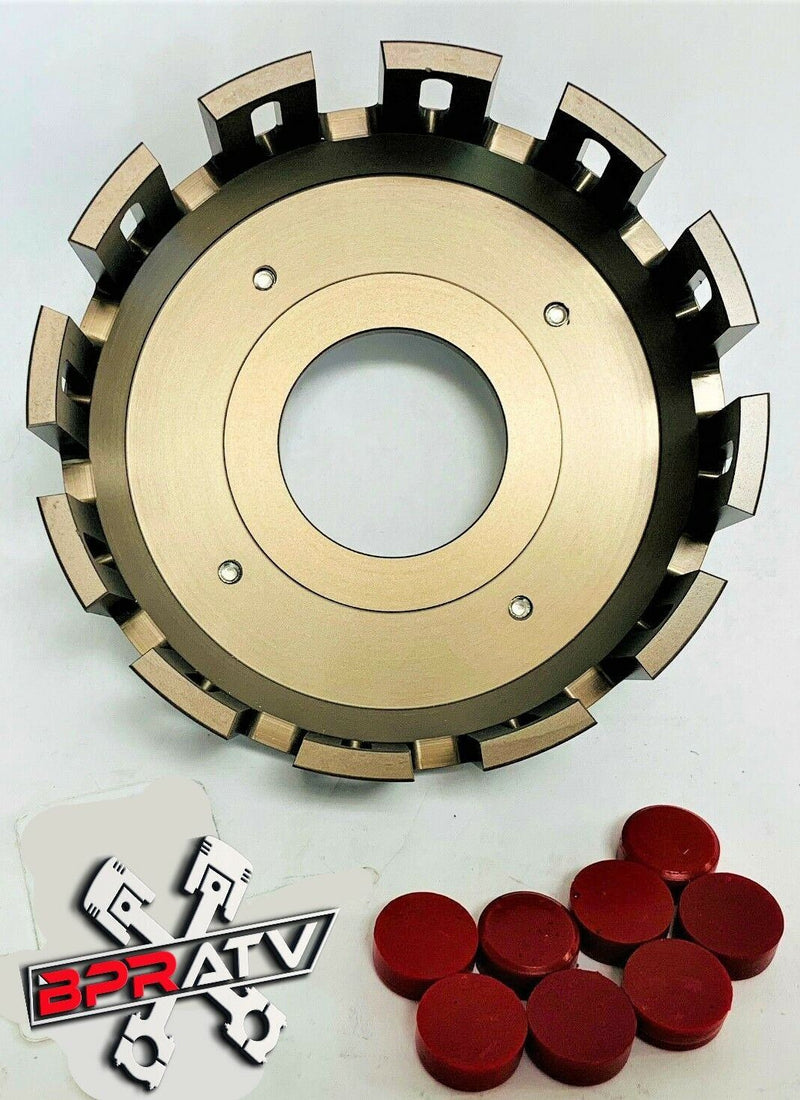 Banshee YFZ350 8 Plate Billet Drag Clutch Basket w/ Heavy Duty Cushions Bushings