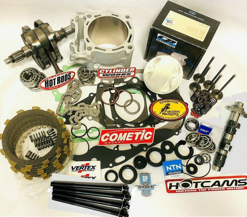 Grizzly YFM 660 Big Bore Stroker 102 Complete Rebuild Mudbuster Cam Valves Kit