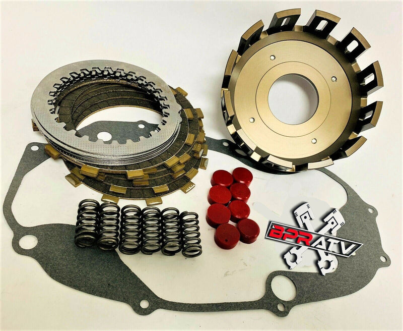 Banshee 350 Billet Clutch Basket 8 Plate Drag Clutch Kit Fibers Steels Cushions