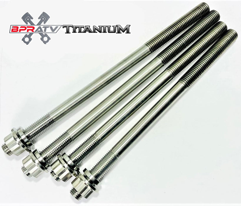 06 07 08 KX450F KX 450F Ti Cylinder Head Studs Titanium Alloy Ti-6 Stud Kit Set
