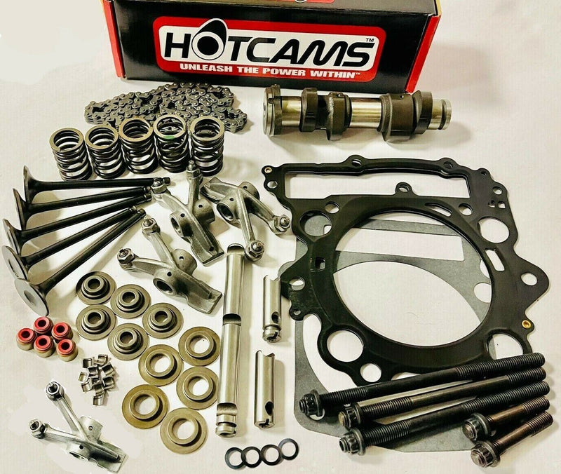 Raptor 660 Stage 2 Hotcam Hot Cam Shaft Complete Head Rebuild Valves Rocker Seal