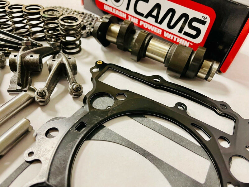 Raptor 660 Stage 2 Hotcam Hot Cam Shaft Complete Head Rebuild Valves Rocker Seal
