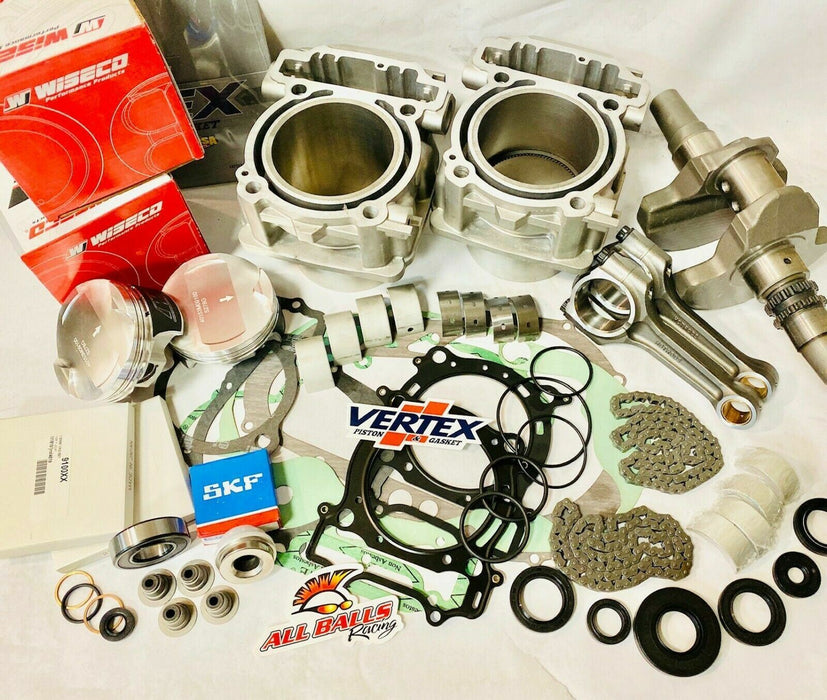 09-14 Mud Pro TRV 1000 Crank Cylinder Complete Rebuilt Motor Engine Rebuilt Kit