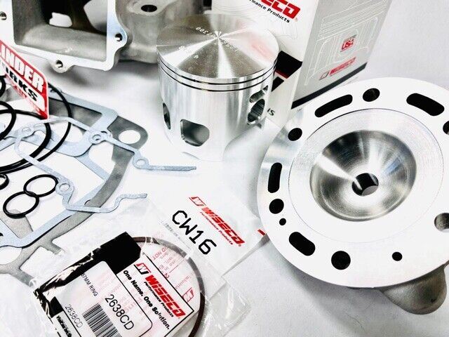 03+ YZ250 YZ 250 Ported Cylinder Porting Head Complete Top End Rebuild Parts Kit