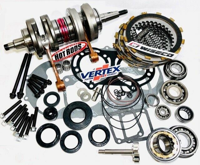Banshee Stock Crank Bottom End Redo Parts Rebuilt Cases Engine Motor Rebuild Kit