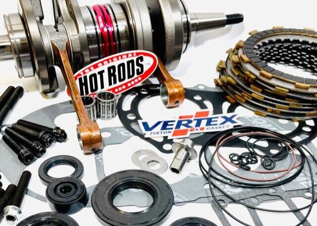 Banshee Stock Crank Bottom End Redo Parts Rebuilt Cases Engine Motor Rebuild Kit