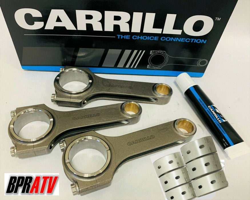 YXZ1000R SS EPS XTR Carrillo Rods Aftermarket Connecting Rod Blue Bearings Kit