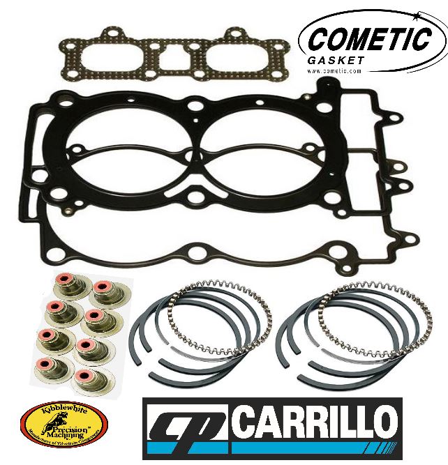 RZR XP XP-4 1000 98mm CP Piston Rings +5 Big Bore Ring Set Gaskets Valve Seals