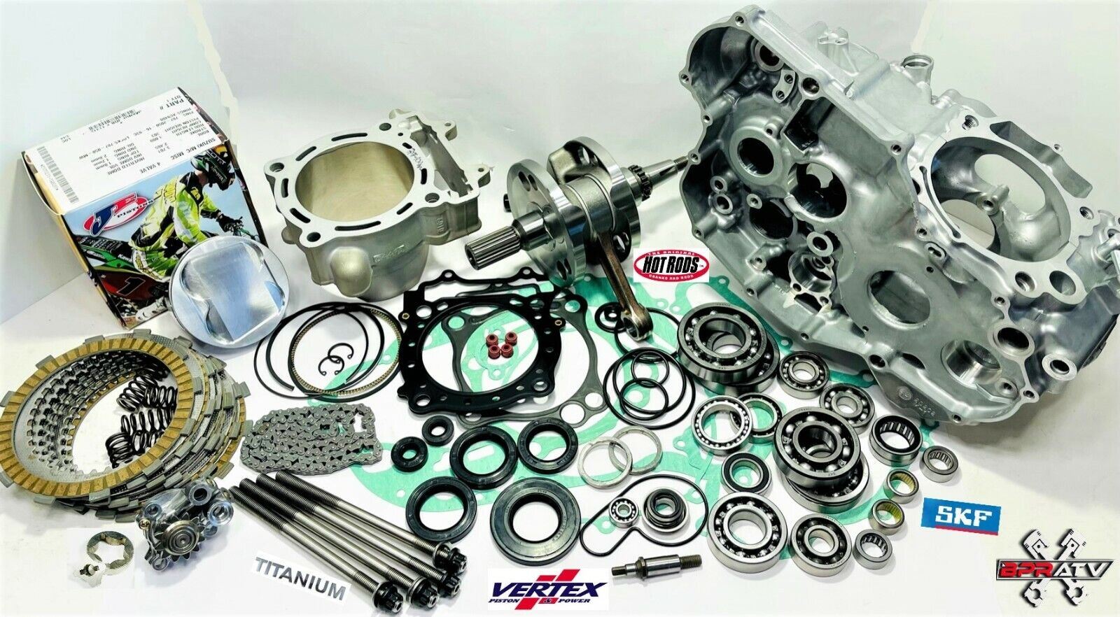 LTZ400 LTZ 400 Z400 Cases Big Bore Stroker Complete 470cc Rebuild