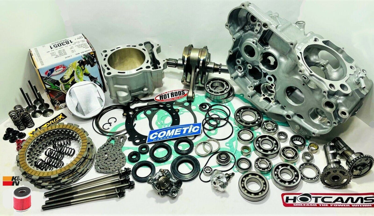 YFZ450 YFZ 450 Crank Cases Rebuild Hotcams Valves Complete Top Bottom End Kit