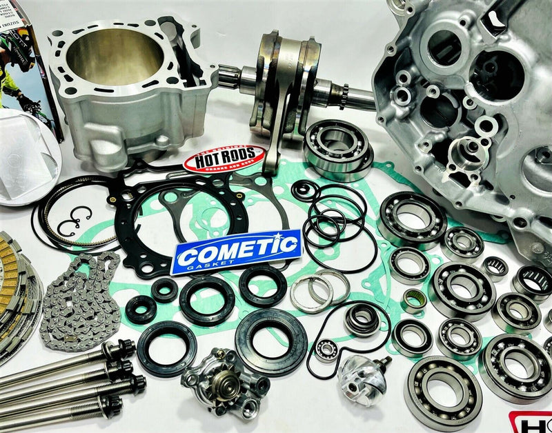 YFZ450R YFZ 450R Crank Cases 98mm Big Bore Stroker 520cc Rebuild Hotcams Valves