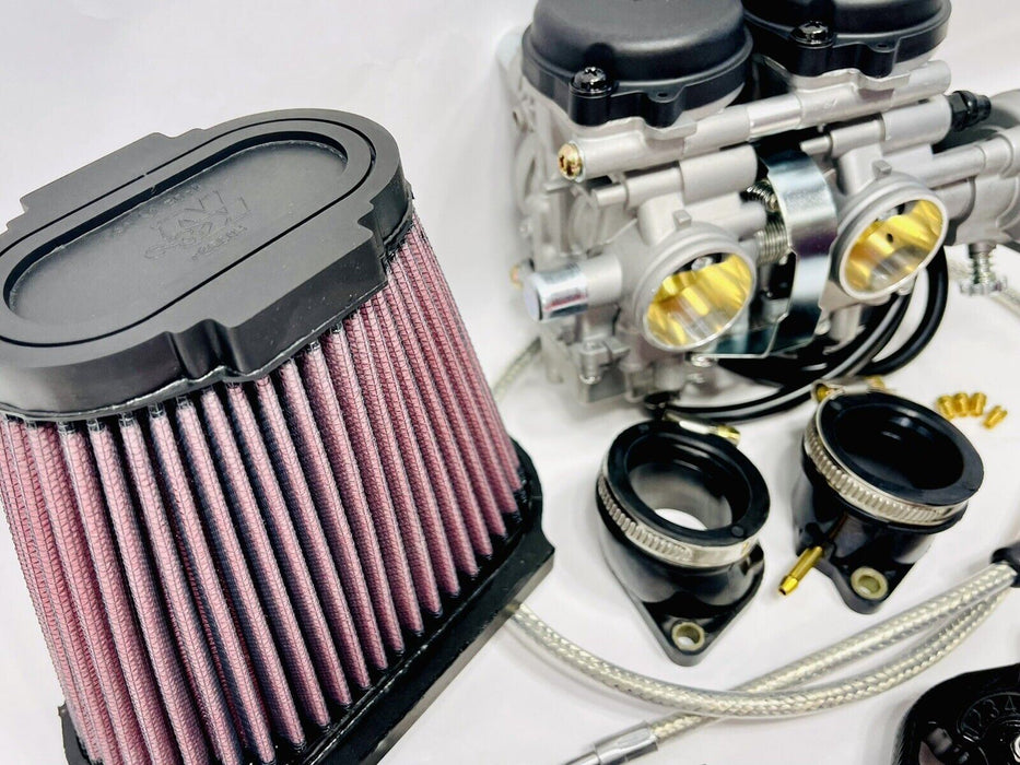 01-05 Raptor YFM 660 Carb Kit Complete Carburetor Manifolds K&N Filter Jet Kit