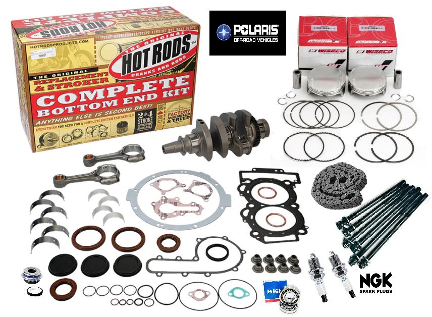 RZR XP Turbo S S4 Rebuild Kit Top Bottom End Motor Engine Assembly Repair Parts
