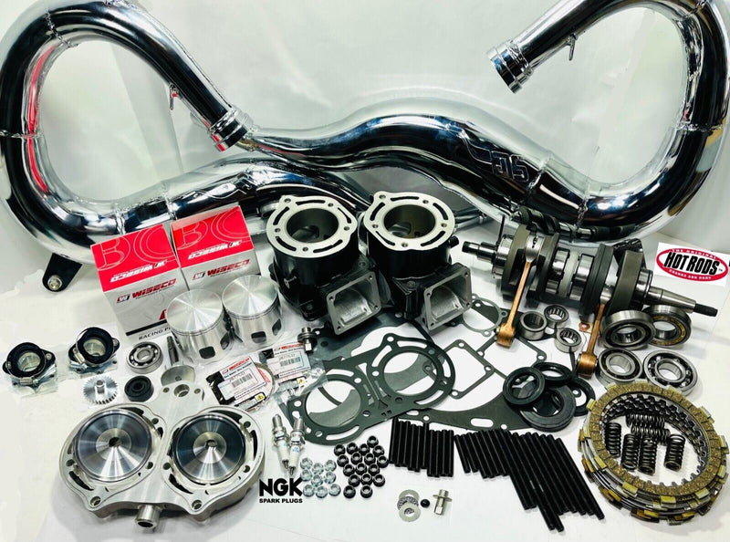 Banshee 4mm Cheater Kit SLP Pipes Ported Stock Cylinders Motor Engine Rebuild