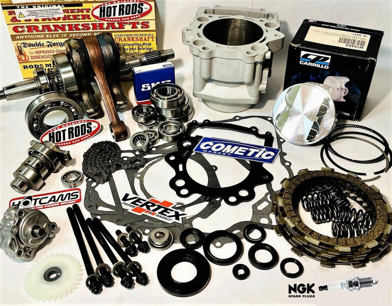 09-14 Raptor 700 105.5 Big Bore Rebuild Stage 3 Hotcam Complete 734 Kit Cam