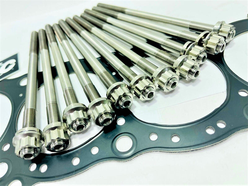 99-07 Suzuki Hayabusa GSX GSX1300R Titanium Head Studs Ti Alloy Stud Kit Gasket