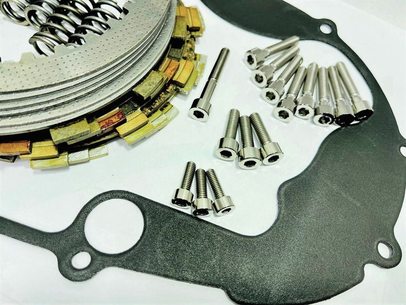 Banshee Duner Trail Clutch Titanium Cover Bolts Gasket Right Side Ti Bolt Kit