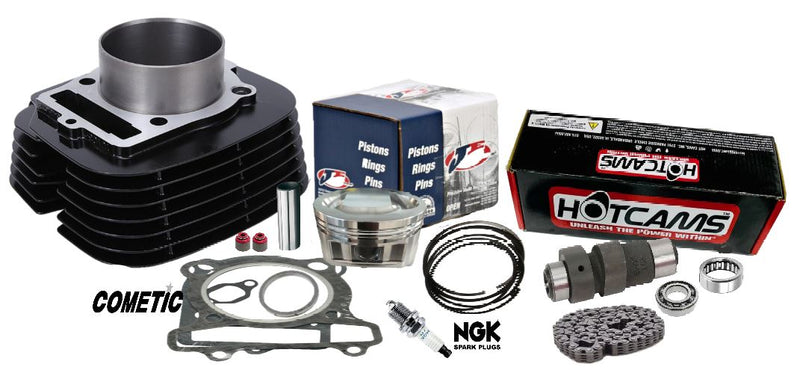 Grizzly 350 Big Bore Kit 85mm +2 Top End Stage 2 Hot Cam Complete Assembly Parts