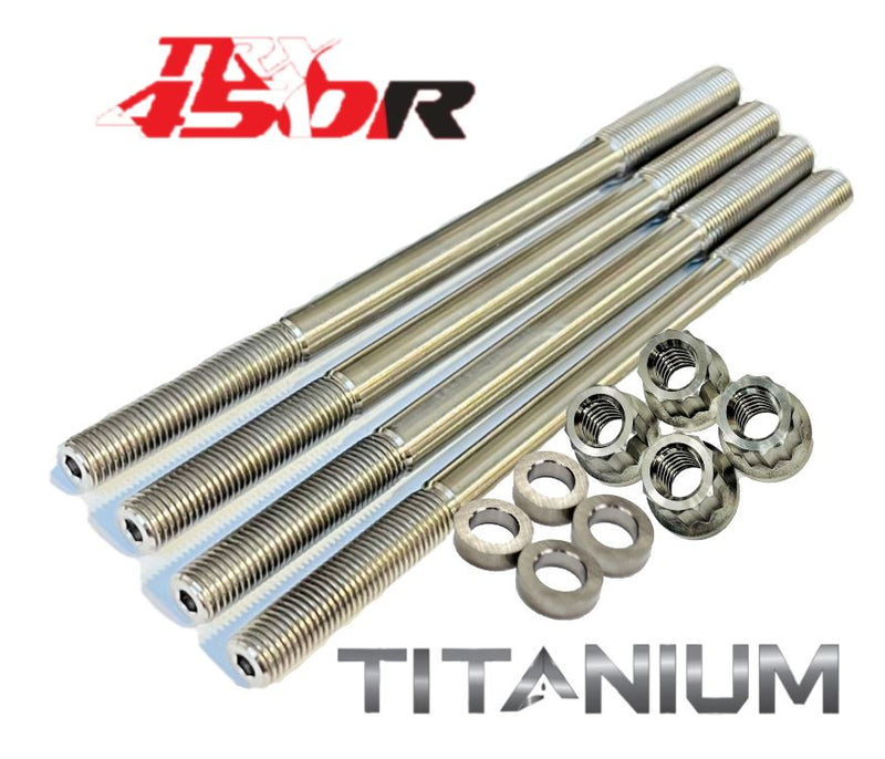 06+ TRX 450R 450ER Titanium Cylinder Studs Ti Crankcase Head Stud Kit Head Bolts