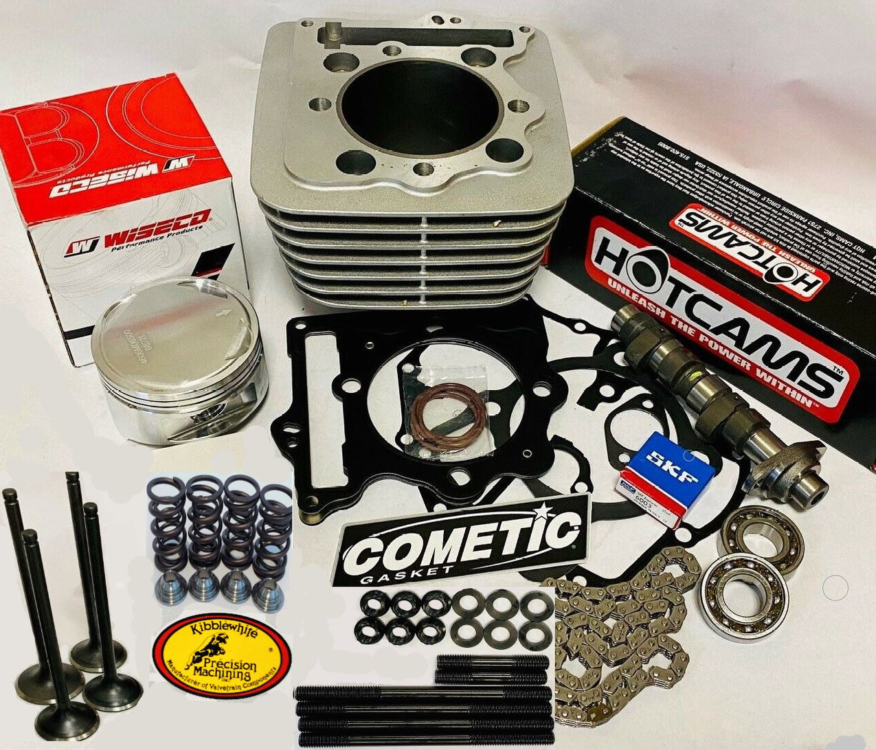 05-14 Honda 400EX 89mm 465 Big Bore Stroker Crank CP Hot Cam Valves Full Motor E - Foto 4