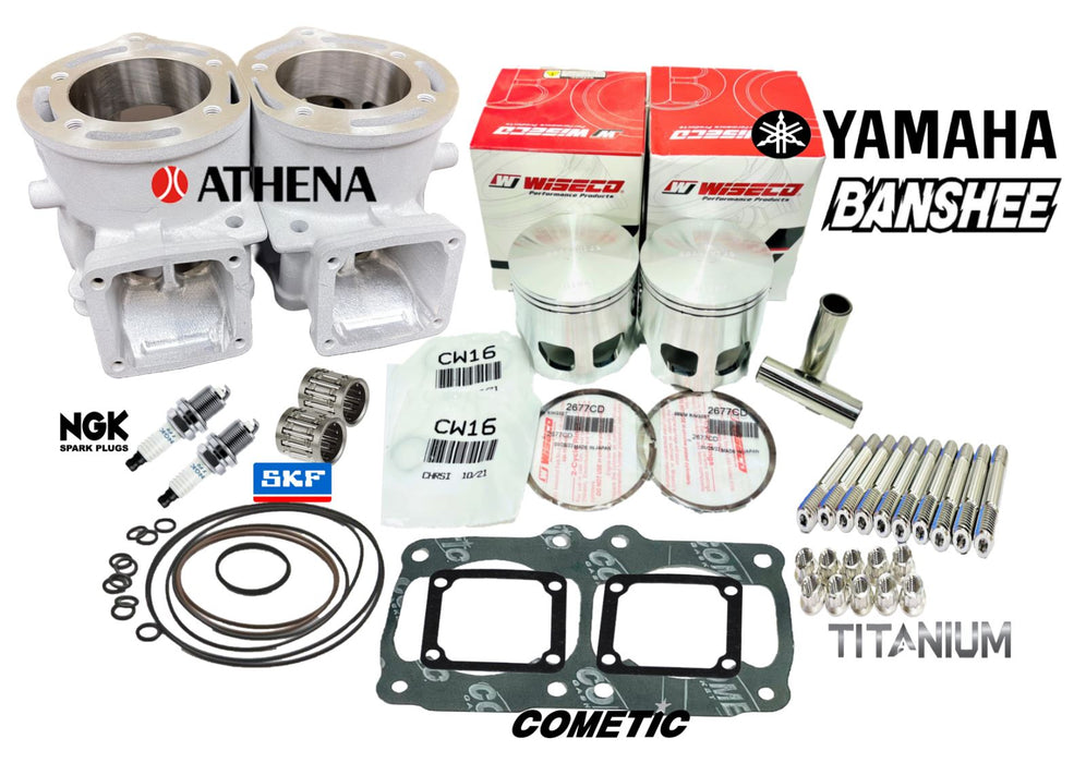 Banshee Athena Big Bore Kit 68mm Ported Cylinders Top End Rebuild Assembly Parts