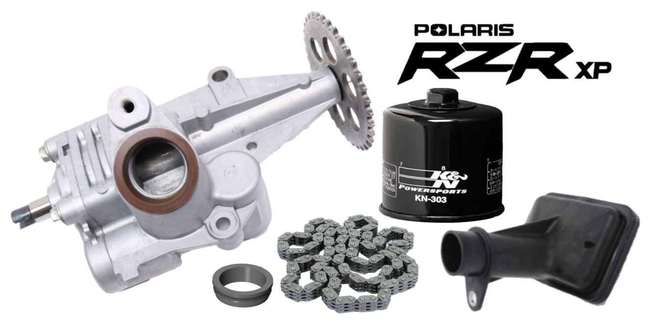 RZR Pro R XP Turbo Oil Pump Pickup Chain 3023141 K&N Filter Oil Change Redo Kit