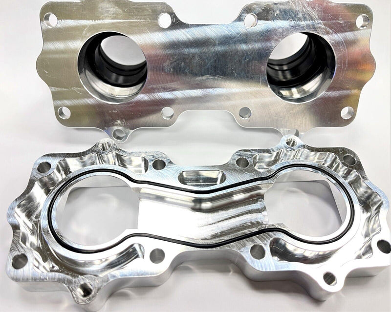 Banshee Billet Intake Manifolds 35mm Carbs PWK Keihin Mikuni Carb One Piece Boot