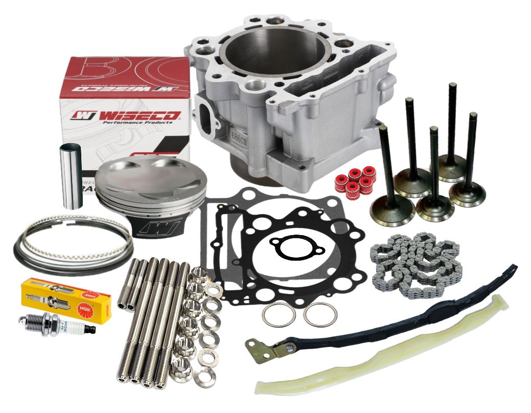 Rhino Grizzly 660 Cam Chain Guides Valves 686 Big Bore Kit 102mm Top E