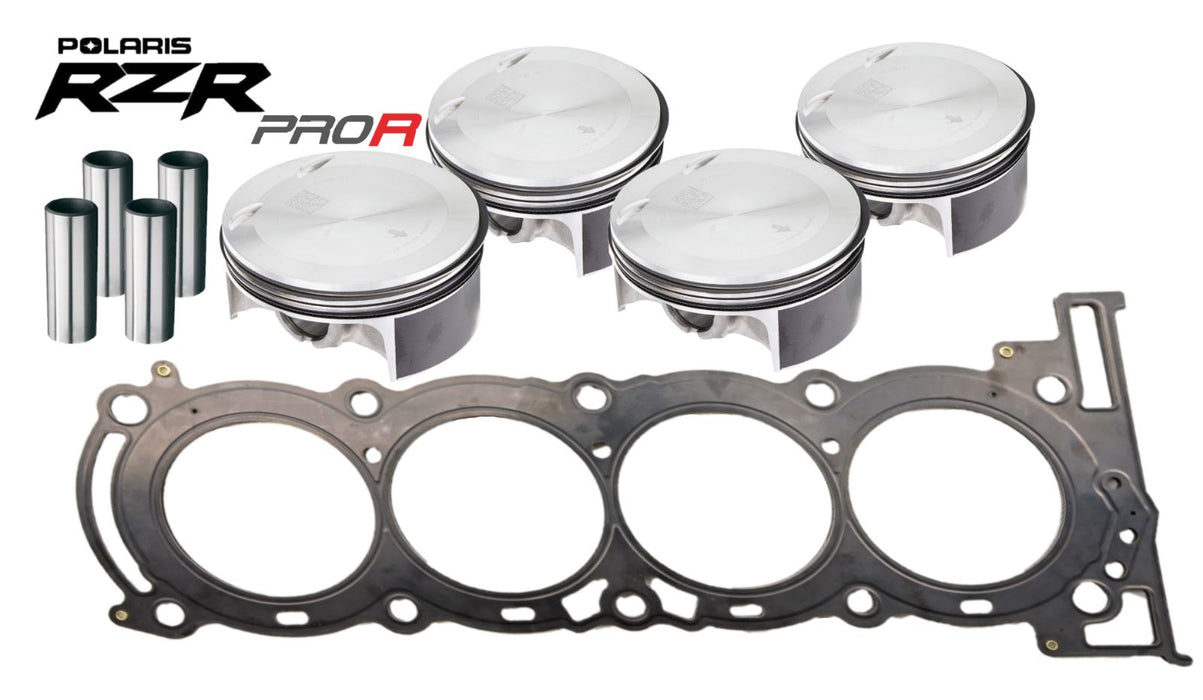 Polaris RZR Pro R Top End Rebuild Kit Repair Stock OEM Piston Rings Head Gasket