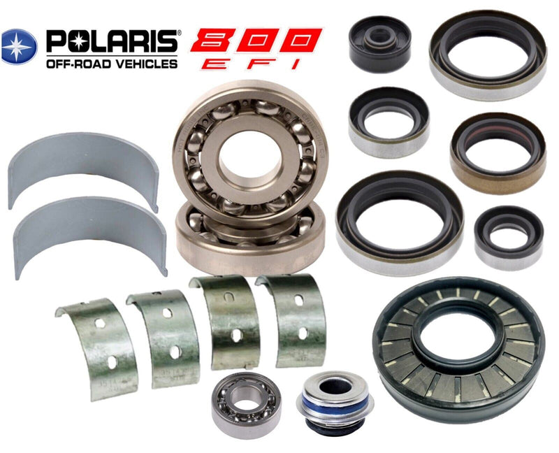 RZR Sportsman 800 Crank Bearings Bushings Seals Complete Plain Bearing Seal Kit
