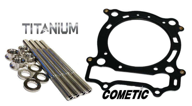 YFZ450R YFZ 450R Head Studs TITANIUM Cylinder Head Stud Kit Set Head Gasket