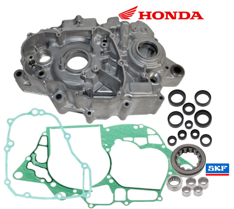 04 05 Honda TRX450R Left Side Crankcase Gaskets Seals Bearings 11200-HP1-670