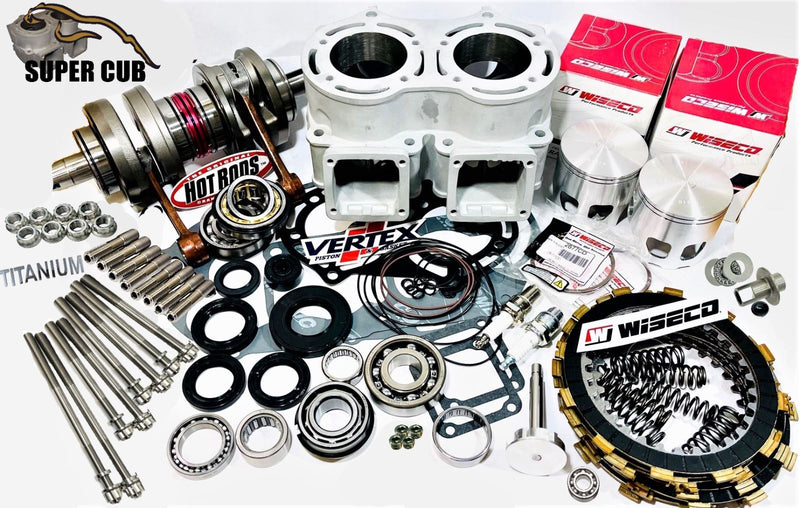 Banshee 535 Super Cub Motor Engine 73mm x 10mm Supercub Top Bottom End Assembly