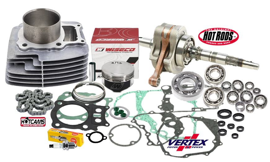 TRX 350 Rancher Rebuild Kit Top Bottom End Rebuilt Motor Engine Assembly Redo