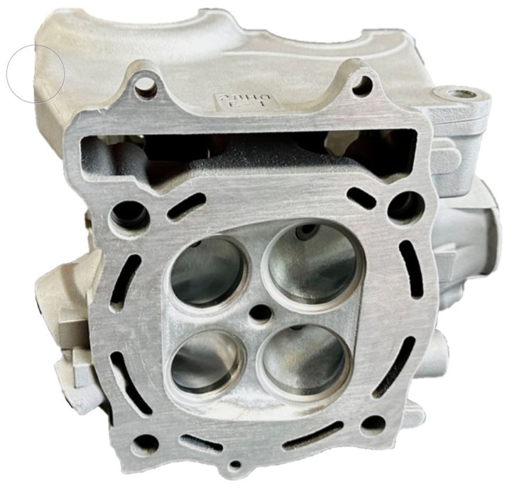 08-17 RMZ450 Ported Cylinder Head Porting Port Polish Head Suzuki 11100-28H12